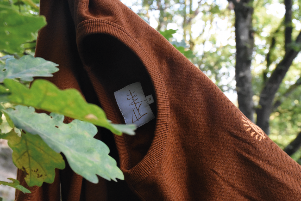 Eye Sweater Terracotta Brown