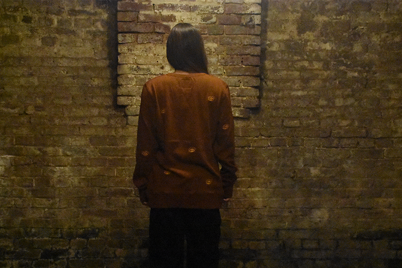 Eye Sweater Terracotta Brown