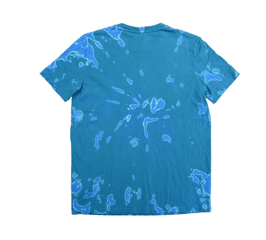 Tie Dye T Ocean Blue